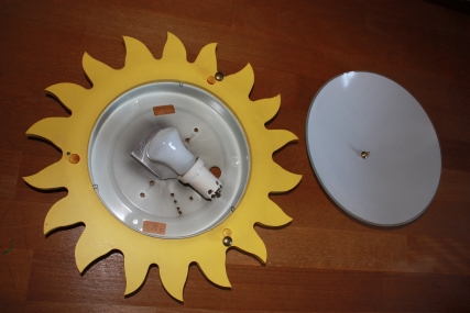 Lampe vorher