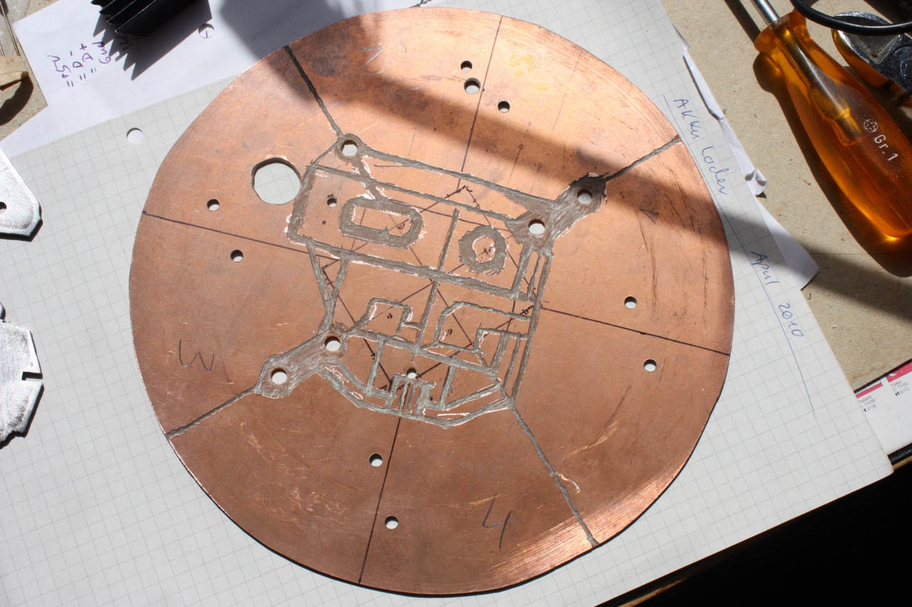 Platine-gefrst