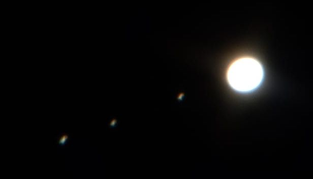 Schönes Foto von Moritz Handy mit Jupiter